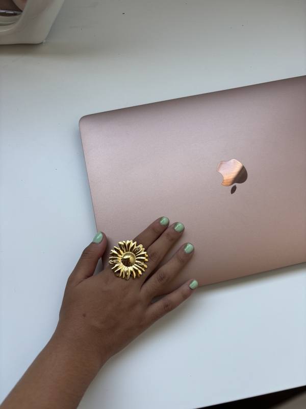 Anillo Flor Brenda 2 rotated